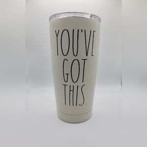 Rae Dunn Cream 17oz You've Got This Motivational Tumbler